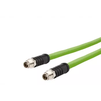 METZ CONNECT M12-M12 8-pin torsion X-coded cable 5 m