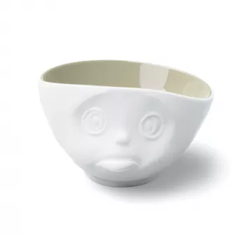 FIFTYEIGHT PRODUCTS Bowl 500ml - Pouting Face Interior Sand