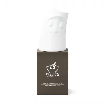 FIFTYEIGHT PRODUCTS Kerzenschmusie VERSCHMUST Suport mare pentru lumânări Alb