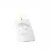 Suport de lumânare mic FIFTYEIGHT PRODUCTS FIFTYEIGHT Candle Snuggle CUDDLY alb