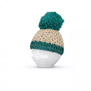 FIFTYEIGHT PRODUCTS Suport de ouă Beanie ivory/emerald