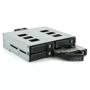 FANTEC MR-SA1242-12G SAS 12G & SATA 6G 1x5,25 inch pentru 4x2,5 inch SSD/HDD Negru (2521)