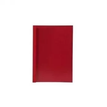 LMG LMG-BMDLM-RO-R2 Thermal Binding Folders, Leather Grain, Red, 2 mm, 50 pcs