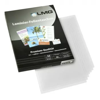 LMG Signaltechnologie 100 folii de laminat LMG mate pentru A4