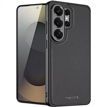 Capac spate Nevox StyleShell NYLO pentru Samsung Galaxy S26 Ultra, negru