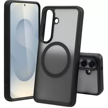 Husă Nevox StyleShell Invisio Samsung Galaxy S26 MagSafe neagră