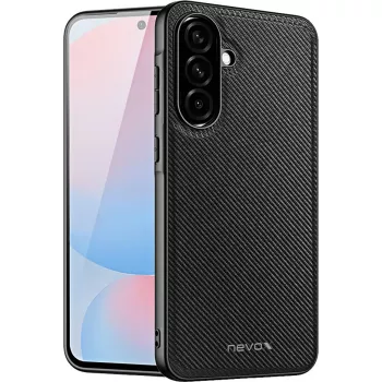 Husă Nevox StyleShell NYLO pentru Samsung Galaxy A57 5G, neagră (2606)