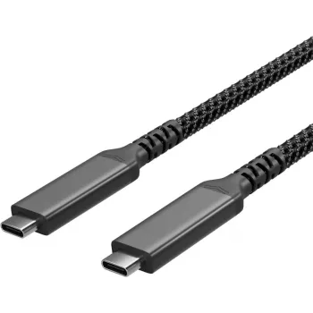 Cablu ShiverPeaks Flexline USB-C la USB-C, USB 3.2 Gen 2, 100 W PD, nailon împletit, 2 m (FL31-75007)