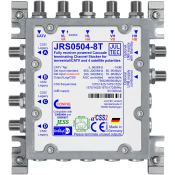 Multiswitch pe un singur cablu JULTEC JRS0504-8T 5/4/8 UB