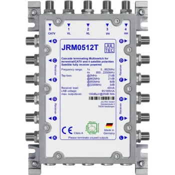 JULTEC JRM0512T Multiswitch 12 ieșiri 4 intrări SAT