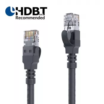 Cablu patch PureLink AVIT Media Series CAT 6a SFTP RJ-45 (M) la RJ-45 (M) 25 m negru LSZH
