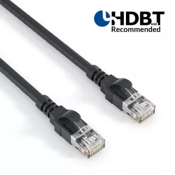 Cablu patch PureLink AVIT Media Series CAT 6a SFTP RJ-45 (M) la RJ-45 (M) 25 m negru LSZH