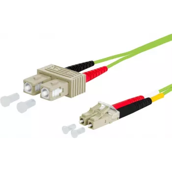 Cablu patch METZ CONNECT OpDAT SC-duplex/LC-duplex OM5 2 m
