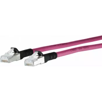 Cablu patch Cat.6A METZ CONNECT 1308455002-E, violet, 5 m