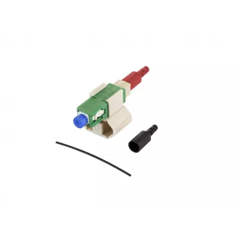 Conector METZ CONNECT 1509QAEA0010-E SC OS2 monomod verde montabil pe teren 10 buc