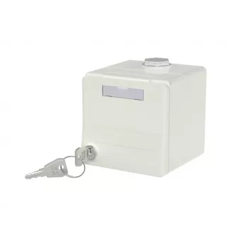 Carcasă METZ CONNECT 1309470002KI IP44 pentru modul aplicată cu capac rabatabil și încuietoare, 2 sloturi de modul, gri deschis (RAL 7035)