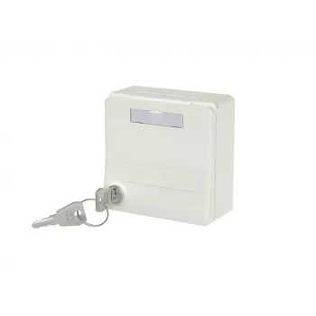 Carcasă METZ CONNECT 1309471002KI îngropată cu capac rabatabil și încuietoare, albă pur