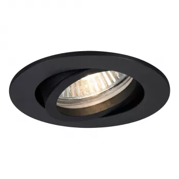 Spot LED de tavan încastrat Brumberg 00006308 TIRREL rotund negru 13W 12V dimabil 3000K