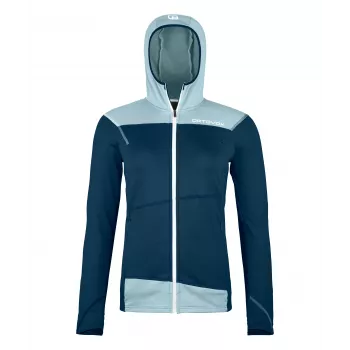 Hanorac de damă Ortovox Fleece Light - Deep Ocean