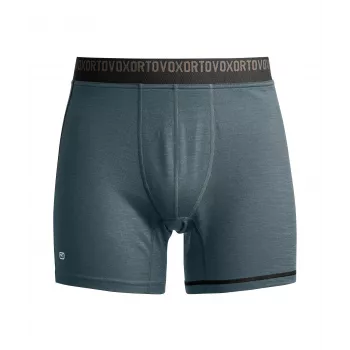 Boxeri termici Ortovox 185 Rock N Wool Boxer - Dark Arctic Grey, mărimea S