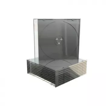 MEDIARANGE BOX21-M carcasă jewel - 1 disc - negru - transparent - plastic - 120 mm - 140 mm