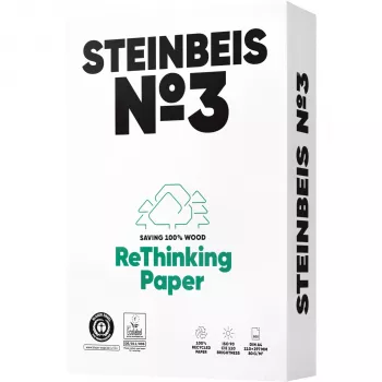 Steinbeis No. 3 Hârtie reciclată A4 80 g/m² 500 coli ISO 90