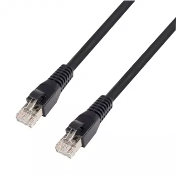 Cablu patch TTL 1812-HD-05 Cat.6a HDBaseT 0,5 m negru