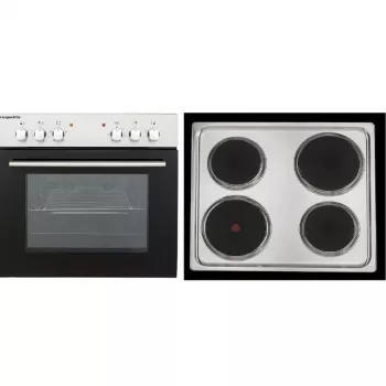 Set cuptor încorporabil RESPEKTA EB 6000 SET IX N cu plită ceramică, cuptor multifuncțional 66L, oțel inoxidabil