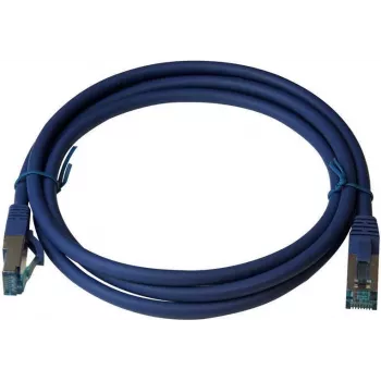 Cablu patch IT-BUDGET Premium Cat.6A S/FTP LSZH 1,5 m albastru