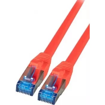 Cablu patch IT-BUDGET Premium - Super Flex TPE - Cat.6A - 500MHz - LSZH - PoE+ - AWG 27 - roșu - 1,50 m