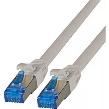 Cablu patch IT-BUDGET Full Copper Premium - Super Flex TPE - Cat.6A - 500MHz - LSZH - PoE+ - AWG 27 - gri - 3 m