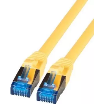 Cablu patch IT-BUDGET Full Copper Premium - Super Flex TPE - Cat.6A - 500MHz - LSZH - PoE+ - AWG 27 - galben - 3 m