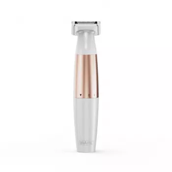 Trimmer pentru bikini Wahl TRIM and SHAVE 3028668, reîncărcabil, umed și uscat, alb/roz
