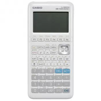 Calculator grafic Casio FX-9860GIII-W-ET, Natural V.P.A.M., 552 funcții, solar și baterie, negru