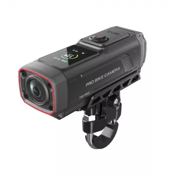 Cameră de acțiune de ghidon AKEEYO 730Pro 4K pentru bicicletă și motocicletă - neagră