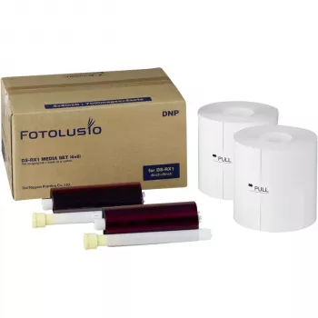 DNP DS-RX1 HS Media Set 10x15 cm 2x 700 Sheets (1400 Prints) Dye-Sub Photo Paper & Ribbon Kit for DS-RX1HS/DS-RX1
