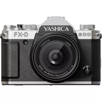 Cameră digitală compactă Yashica FX-D 300, 50 MP, 4K, neagră
