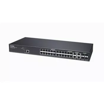 Switch PoE VIVOTEK AW-GEV-288A-370, 24 porturi Gigabit, 4 SFP, 370W, rackmount, unmanaged