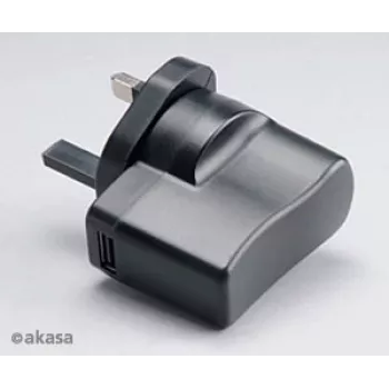 Încărcător de călătorie Akasa USB - sursă de alimentare (USB) - alb