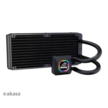 Sistem de răcire lichidă all-in-one pentru CPU Akasa Venom R20 240mm negru