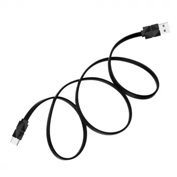 Cablu Akasa AK-CBUB43-10BK USB 2.0 - USB-C la USB-A - 1 m - negru