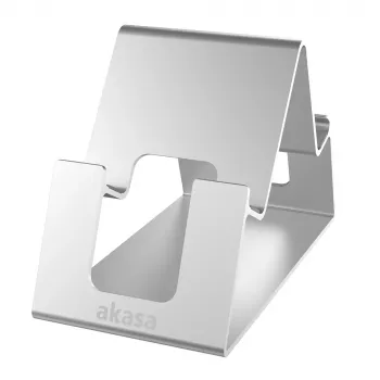 Suport Akasa Aries Pico argintiu pentru telefon și tabletă