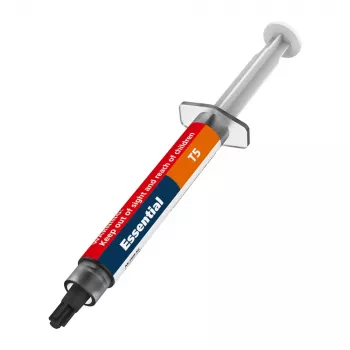 Pastă termoconductoare Akasa T5 Essential - 4 W/m·K - gri - 0,07 °C/W - 2,6 g/cm³ - -50 până la 220 °C