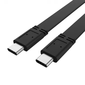 Cablu Akasa AK-CBUB60-10BK USB-C la USB-C 1m USB 3.2 Gen 2x2 20Gbps negru