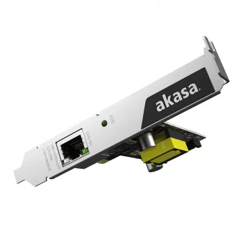 Placă de rețea Akasa 2.5G PCIe cu PoE până la 25,5 W