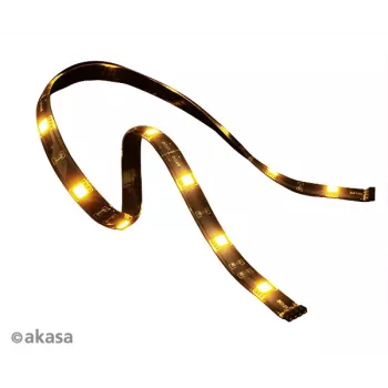 Bandă LED Akasa auriu-galben RGB AK-LD11-50GD