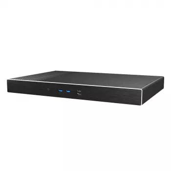 Carcasă Akasa Galileo TU2 Plus Intel LGA1700 1U fanless Thin Mini-ITX - neagră