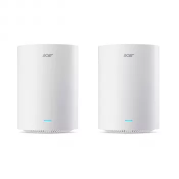 Router mesh Acer Ovia T360 WiFi 6 AX3600, pachet dublu (2 unități), alb