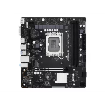 Placă de bază ASRock H610M-Combo II Micro ATX, LGA 1700, Intel H610, DDR4, HDMI, DisplayPort, D-Sub, Gigabit LAN