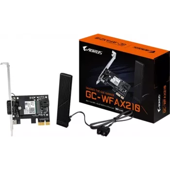 Card de expansiune GIGABYTE GC-WFAX210 Wi-Fi 6E PCIe x1 cu Bluetooth 5.2
